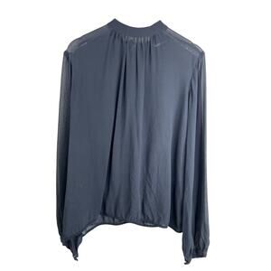 Greylin Blouse S Sheer Classy Classic Preppy Capsule Quiet Luxury‎ Career Work